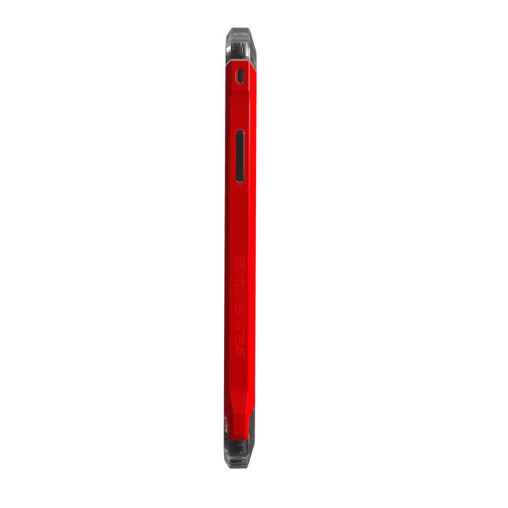 Element Case Rail Protective Slim Bumper Case iPhone 11 Pro Clear Red - BONUS Screen Protector