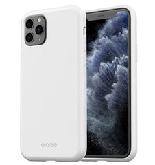 Araree Typo-Skin Silicone Case iPhone 11 White - BONUS Screen Protector
