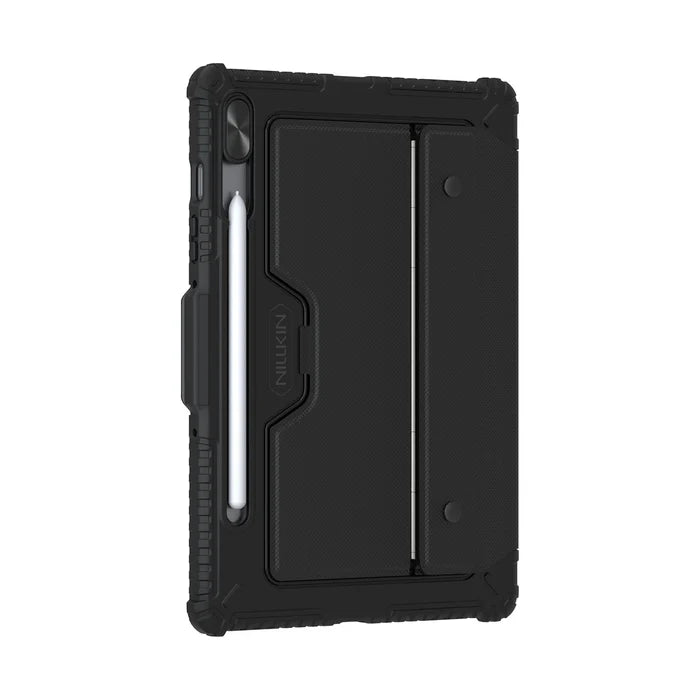 Rugged Detachable Keyboard & Trackpad Case Samsung Tab S9 / S10 FE - Black