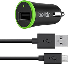 Load image into Gallery viewer, Belkin Car Charger with Micro USB Cable 5W / 1 Amp - Black