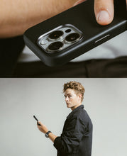 Load image into Gallery viewer, Nomad Traditional Premium Leather Case iPhone 16 Pro 6.3 - Black