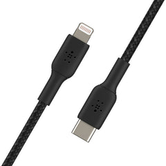 Belkin BoostCharge Braided USB-C to Lightning Cable 2m / 6.6ft - Black