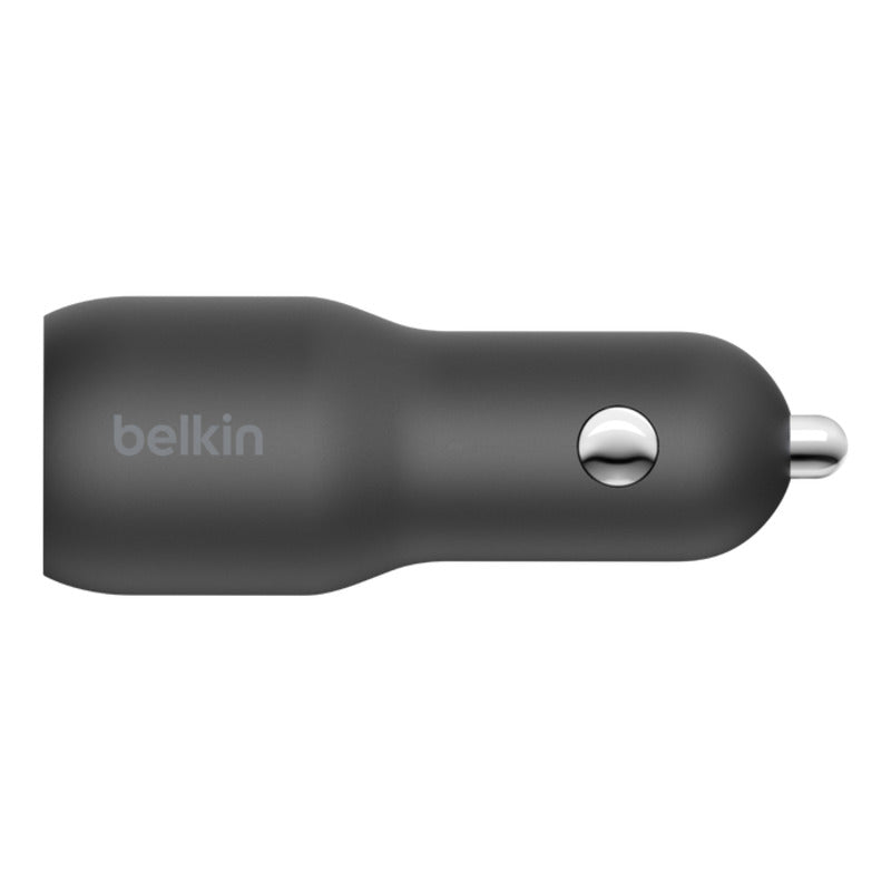 Belkin BoostCharge Dual Car Charger w/ PPS 37W - Black