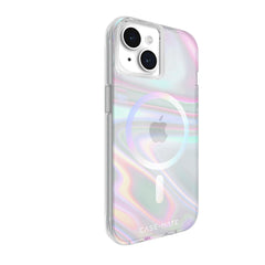 Case-Mate Soap Bubble MagSafe Case For iPhone 17e / 16e / 15 / 14 / 13 Standard 6.1 - Iridescent