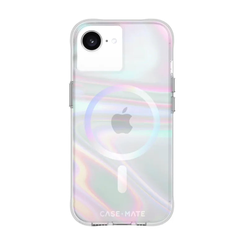 Case-Mate Soap Bubble MagSafe Case For iPhone 17e / 16e / 15 / 14 / 13 Standard 6.1 - Iridescent