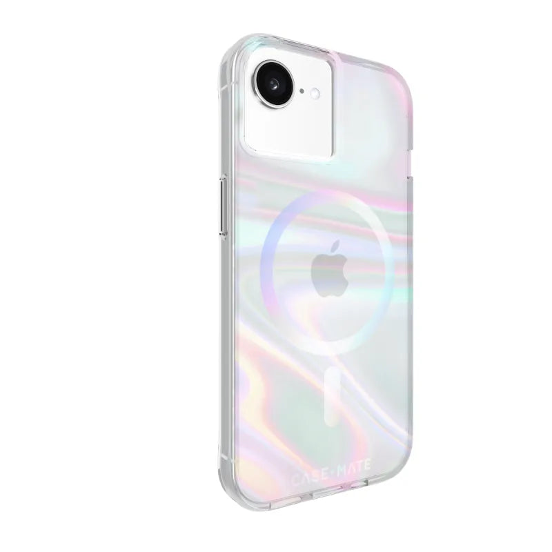Case-Mate Soap Bubble MagSafe Case For iPhone 17e / 16e / 15 / 14 / 13 Standard 6.1 - Iridescent