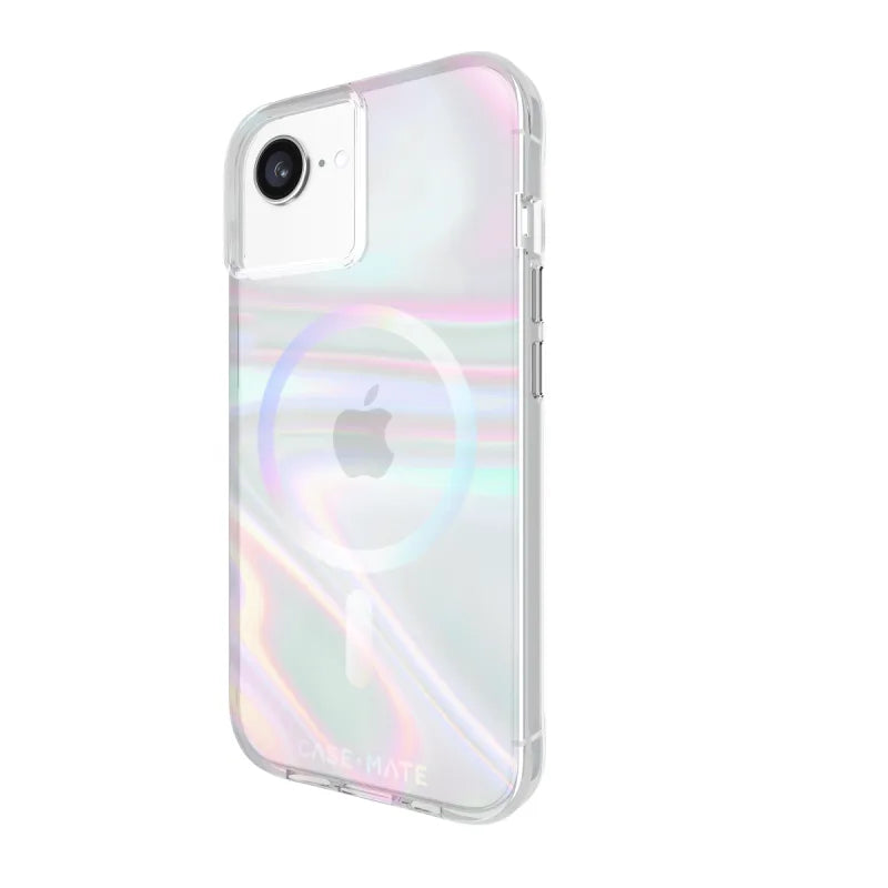 Case-Mate Soap Bubble MagSafe Case For iPhone 17e / 16e / 15 / 14 / 13 Standard 6.1 - Iridescent