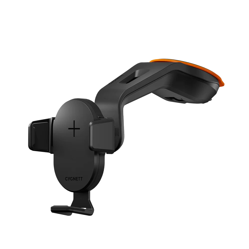 Cygnett Universal Window & Dash Car Mount & Wireless Charger - Black