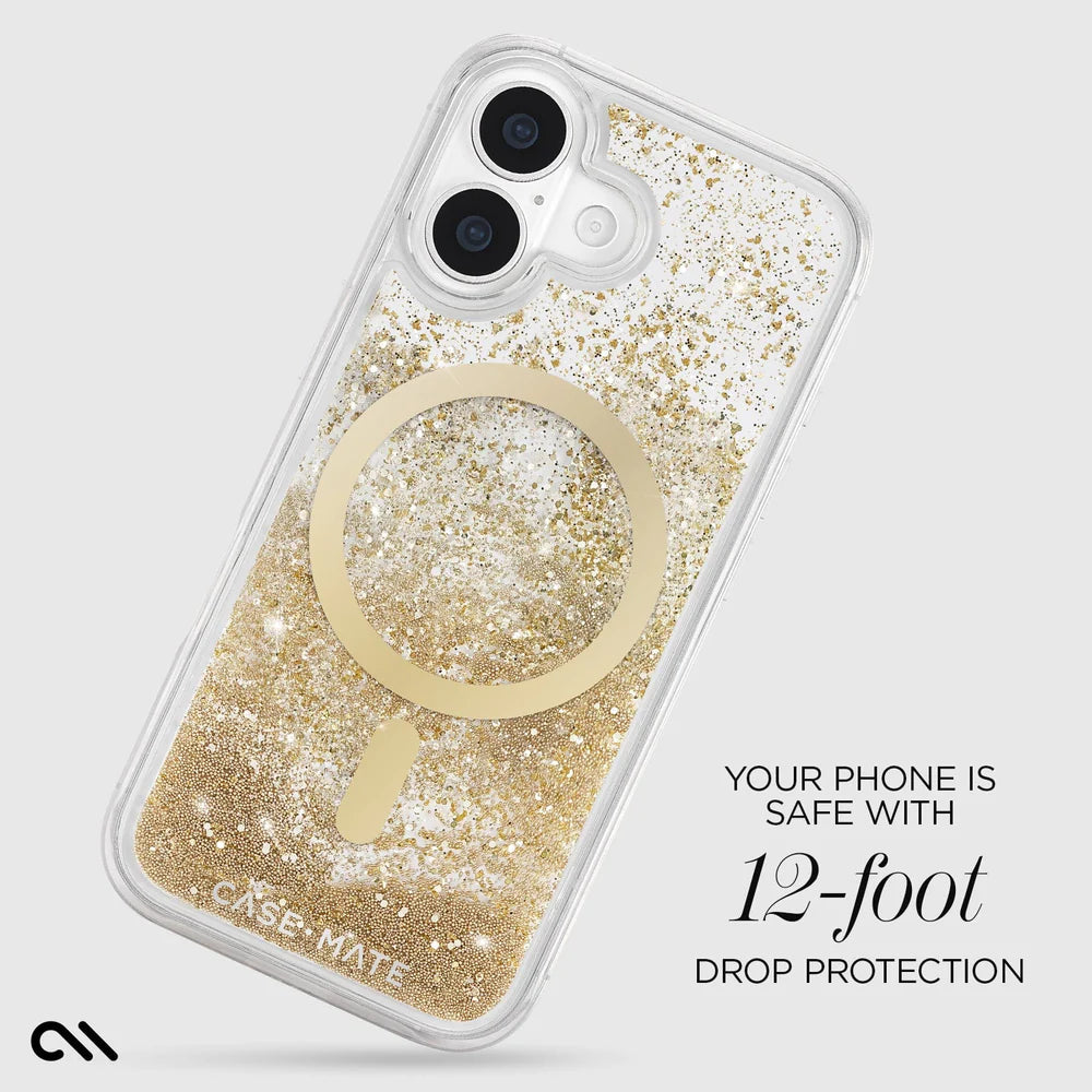 Case-Mate Waterfall MagSafe Case For iPhone 17 Standard - Gold