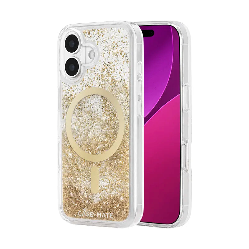 Case-Mate Waterfall MagSafe Case For iPhone 17 Standard - Gold