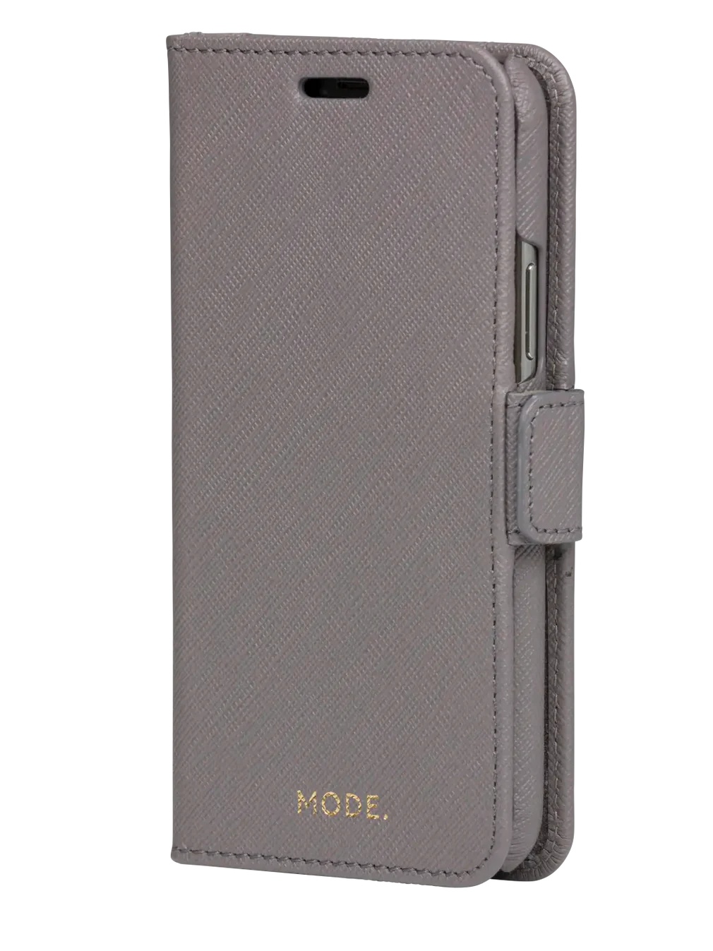 Dbramante1928 New York Leather Folio Case iPhone 11 Pro / X / XS - Shadow Grey (BONUS Screen Protector!!)