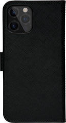 Dbramante1928 New York Leather Folio Case iPhone 12 Pro Max - Night Black