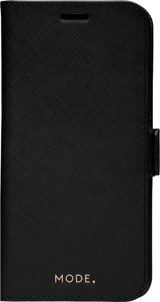 Dbramante1928 New York Leather Folio Case iPhone 12 Pro Max - Night Black
