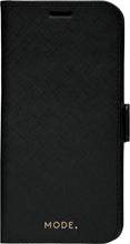 Load image into Gallery viewer, Dbramante1928 New York Leather Folio Case iPhone 12 Pro Max - Night Black