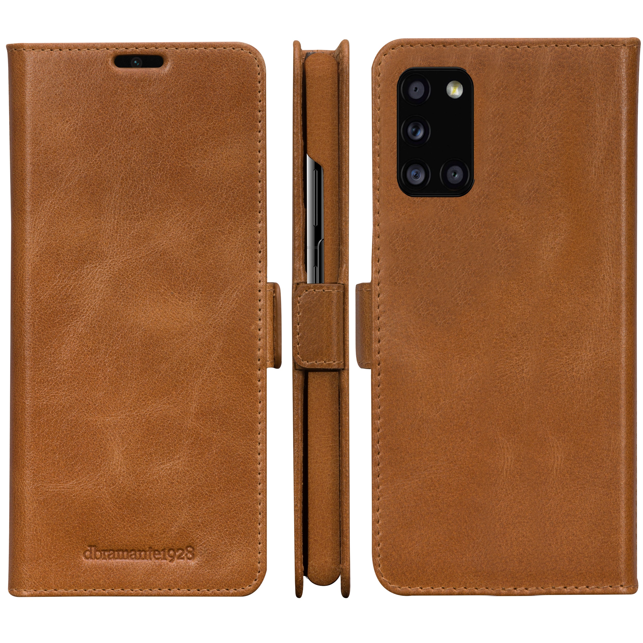 Dbramante1928 Lynge Leather Folio Case Samsung Galaxy A52 - Tan