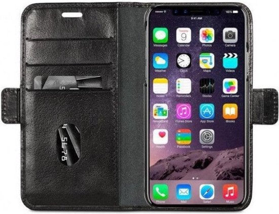 Dbramante1928 Lynge Leather Folio Case iPhone XS Max - Black