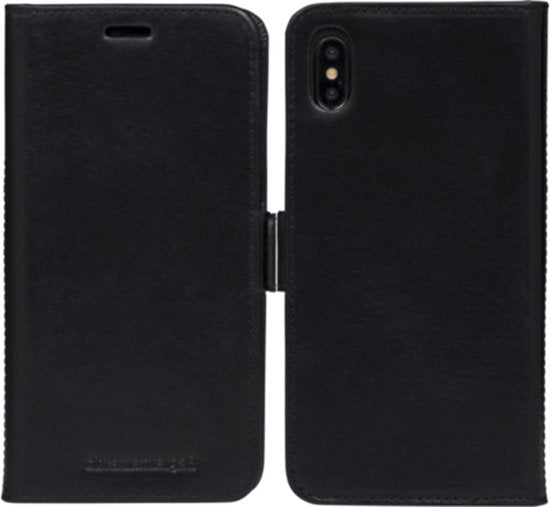 Dbramante1928 Lynge Leather Folio Case iPhone XS Max - Black