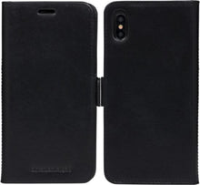 Load image into Gallery viewer, Dbramante1928 Lynge Leather Folio Case iPhone XS Max - Black