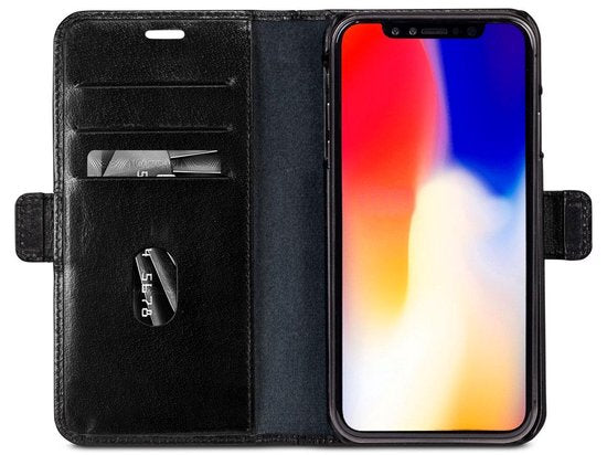 Dbramante1928 Lynge Leather Folio Case iPhone XS Max - Black