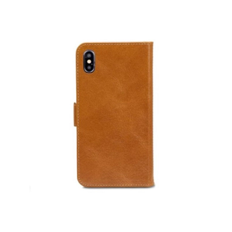 Dbramante1928 Lynge Leather Folio Case iPhone XS Max - Tan
