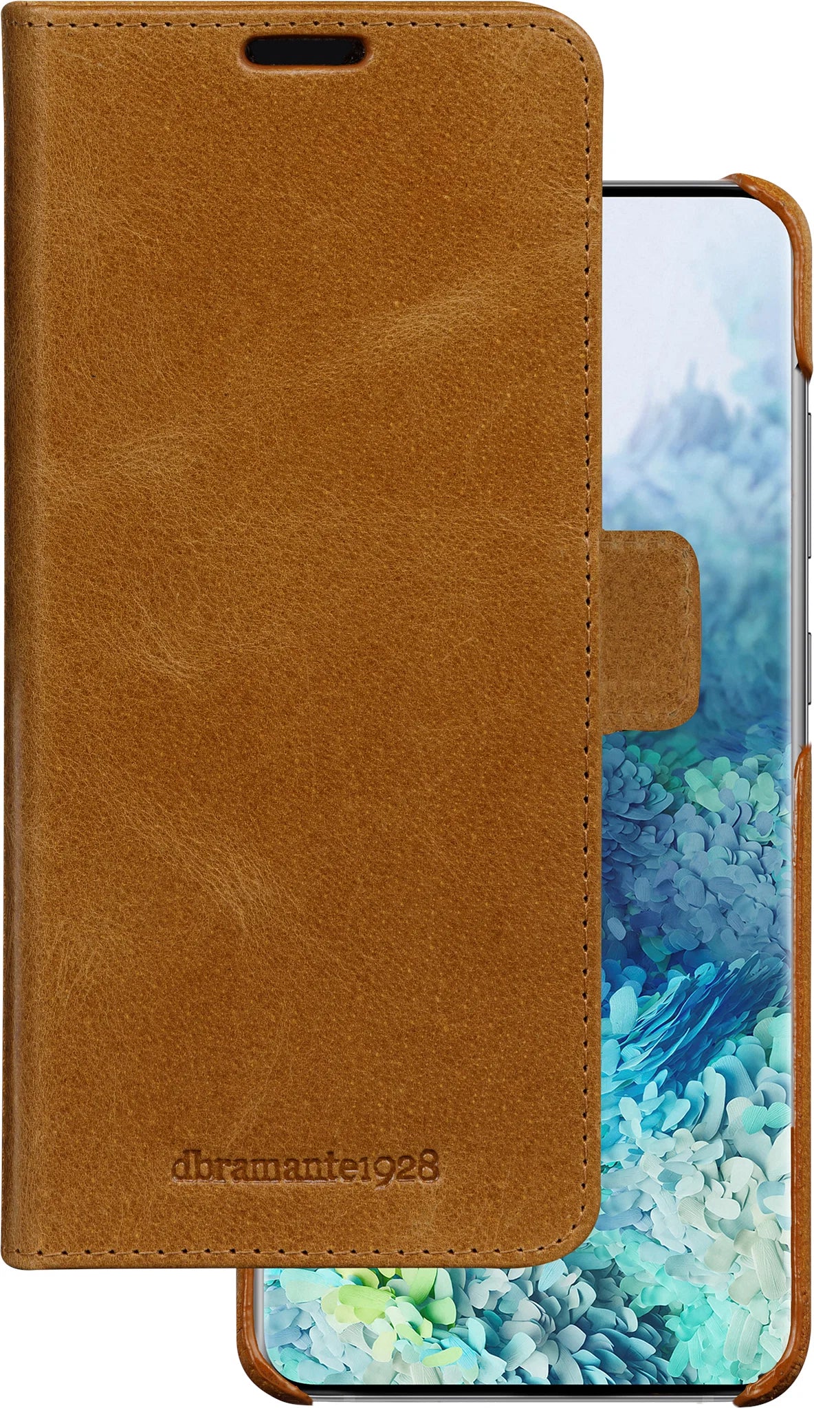 Dbramante1928 Lynge Leather Folio Case S20 Plus 6.7 inch - Tan