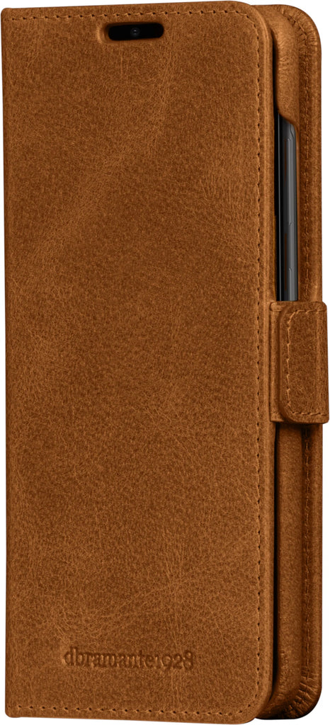 Dbramante1928 Lynge Leather Folio Case S20 Plus 6.7 inch - Tan