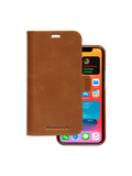 Dbramante1928 Lynge Leather Folio Case iPhone SE 3rd / 2nd / 8 / 7 Tan - BONUS Screen Protector