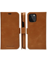 Load image into Gallery viewer, Dbramante1928 Lynge Leather Folio Case iPhone SE 3rd / 2nd / 8 / 7 Tan - BONUS Screen Protector