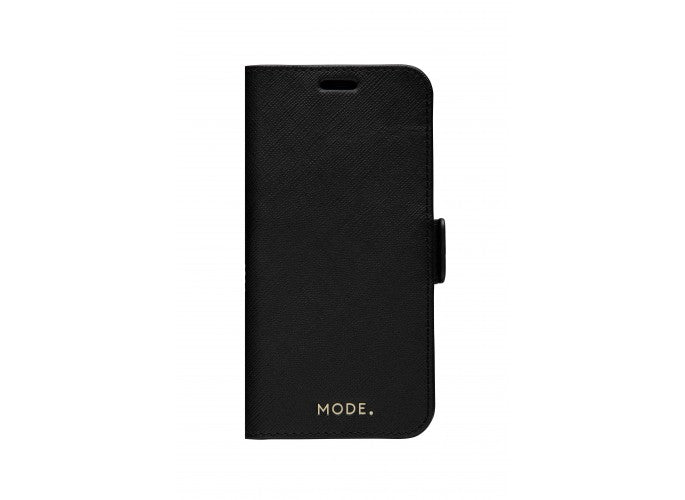 Dbramante1928 Milano Saffiano Leather Folio Case iPhone 12 Pro Max - Night Black