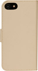 Dbramante1928 Milano Saffiano Leather Folio Case iPhone SE 3rd / 2nd / 8 / 7 - Sahara Sand