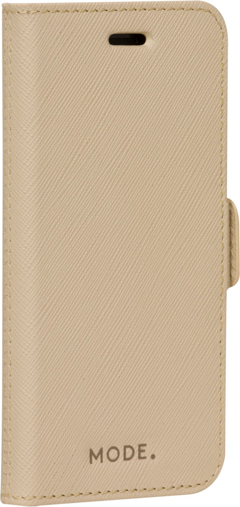 Dbramante1928 Milano Saffiano Leather Folio Case iPhone SE 3rd / 2nd / 8 / 7 - Sahara Sand