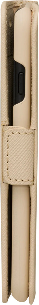 Dbramante1928 Milano Saffiano Leather Folio Case iPhone SE 3rd / 2nd / 8 / 7 - Sahara Sand