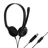 EPOS Sennheiser EDU 12 USB Stereo Lightweight USB Headset PACK of 10 - Black