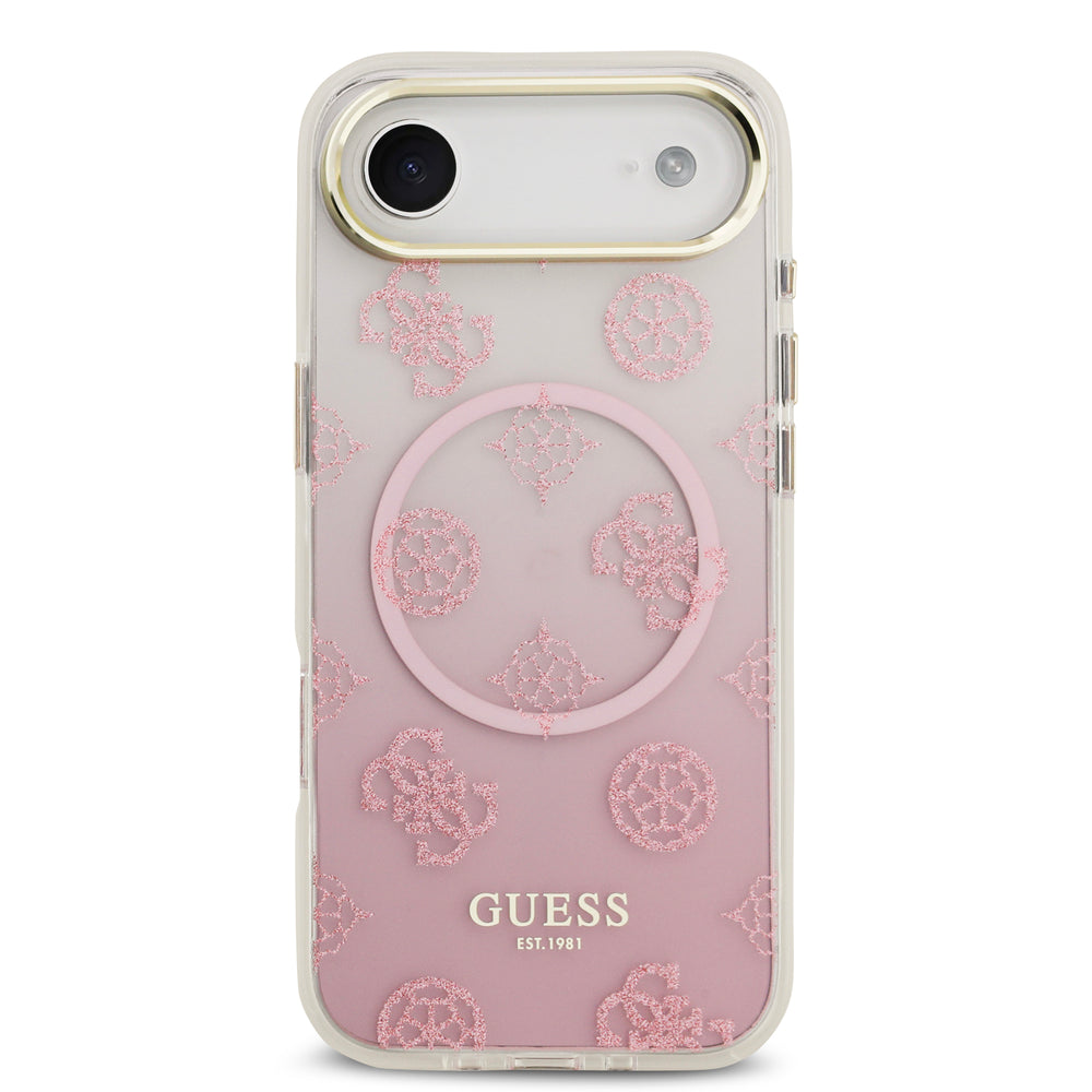 guess glitter case for iphone 17 air pink side profile
