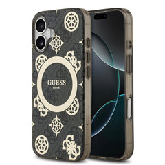 guess case for iphone 17 standard black front view