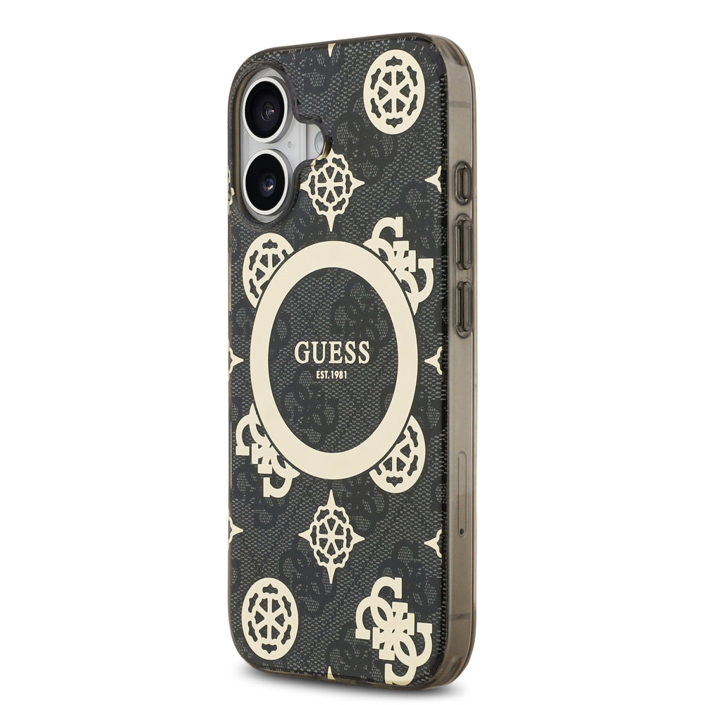 guess case for iphone 17 standard black back design