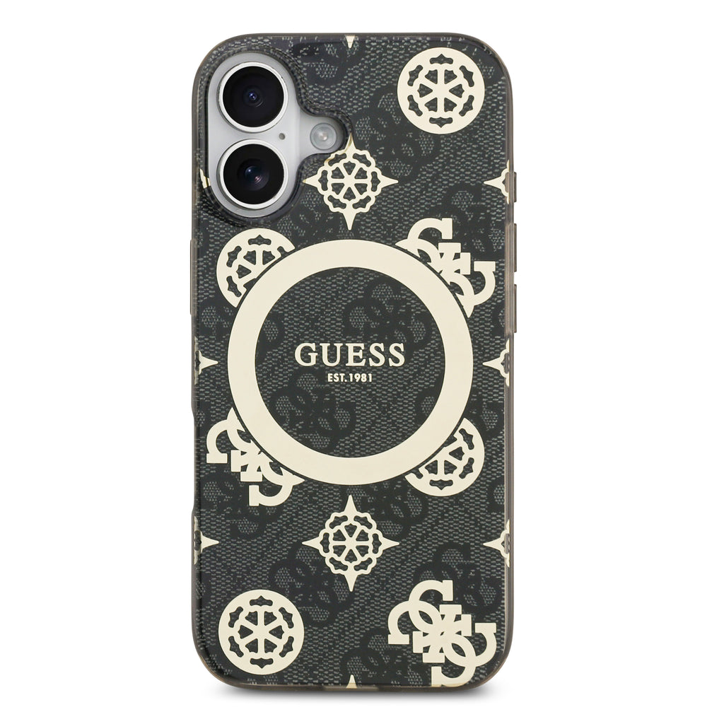 guess case for iphone 17 standard black side profile