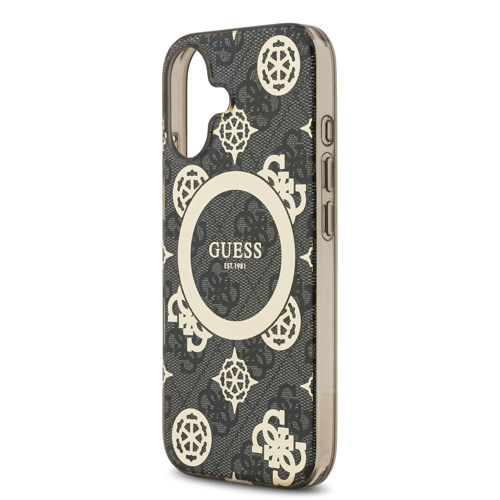 guess case for iphone 17 standard black camera ring