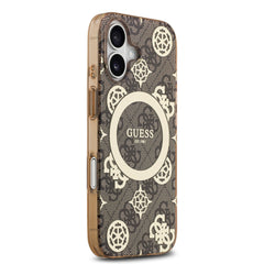 guess case for iphone 17 standard brown angle view
