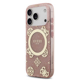 guess case for iphone 17 pro max pink back design