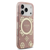 guess case for iphone 17 pro max pink angle view