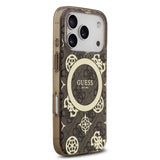 guess case for iphone 17 pro max brown angle view