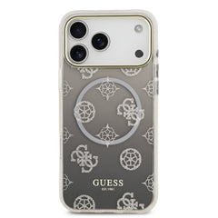 guess glitter case for iphone 17 pro max grey side profile