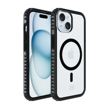 Load image into Gallery viewer, Incipio Grip &amp; MagSafe Case for iPhone 15 Standard 6.1 - Clear Black