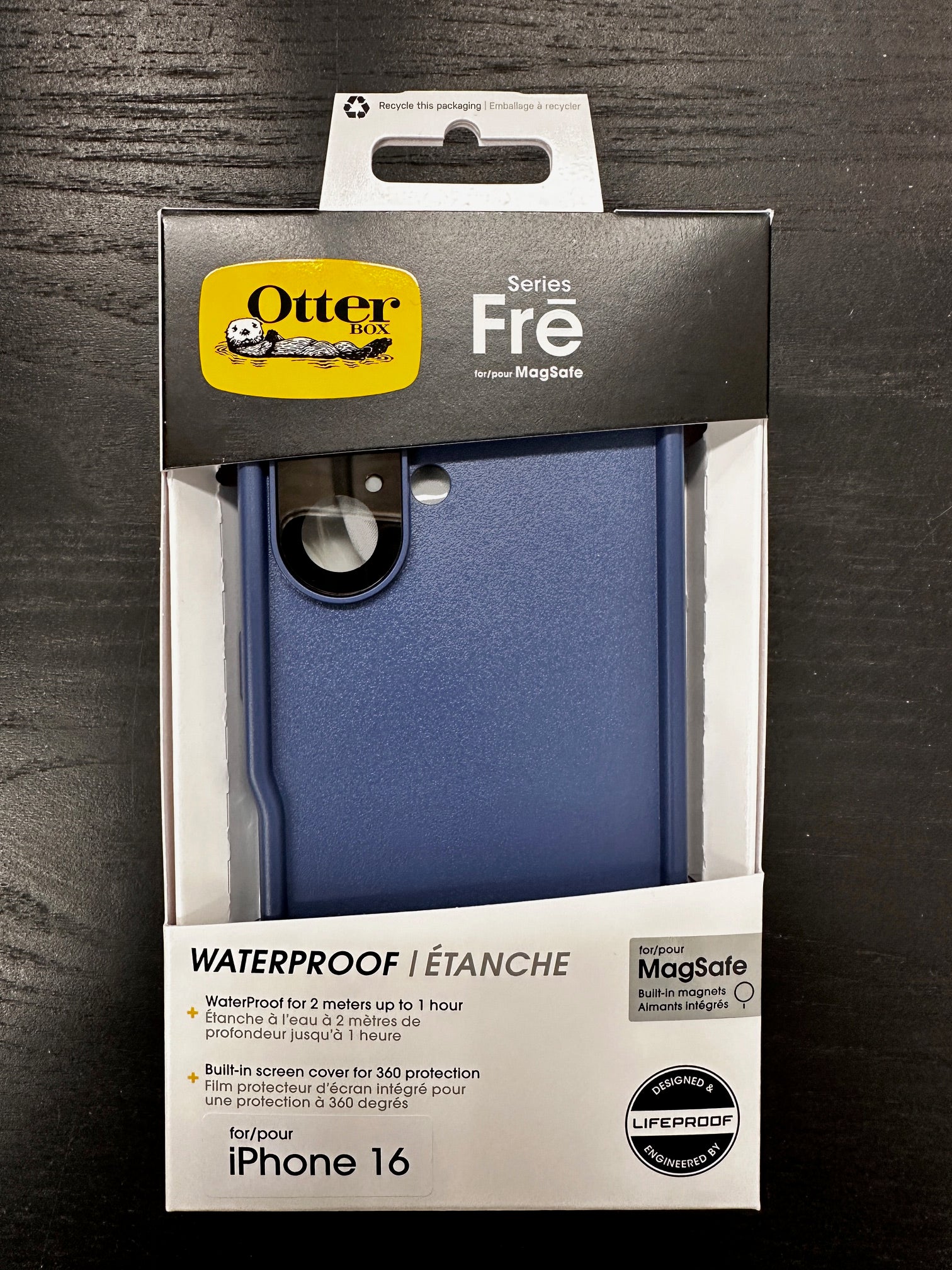 OtterBox FRE Waterproof MagSafe Case iPhone 16 Standard 6.1 Case - Denver Dusk Purple