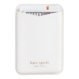Kate Spade New York MagSafe Card Holder - White Glitter