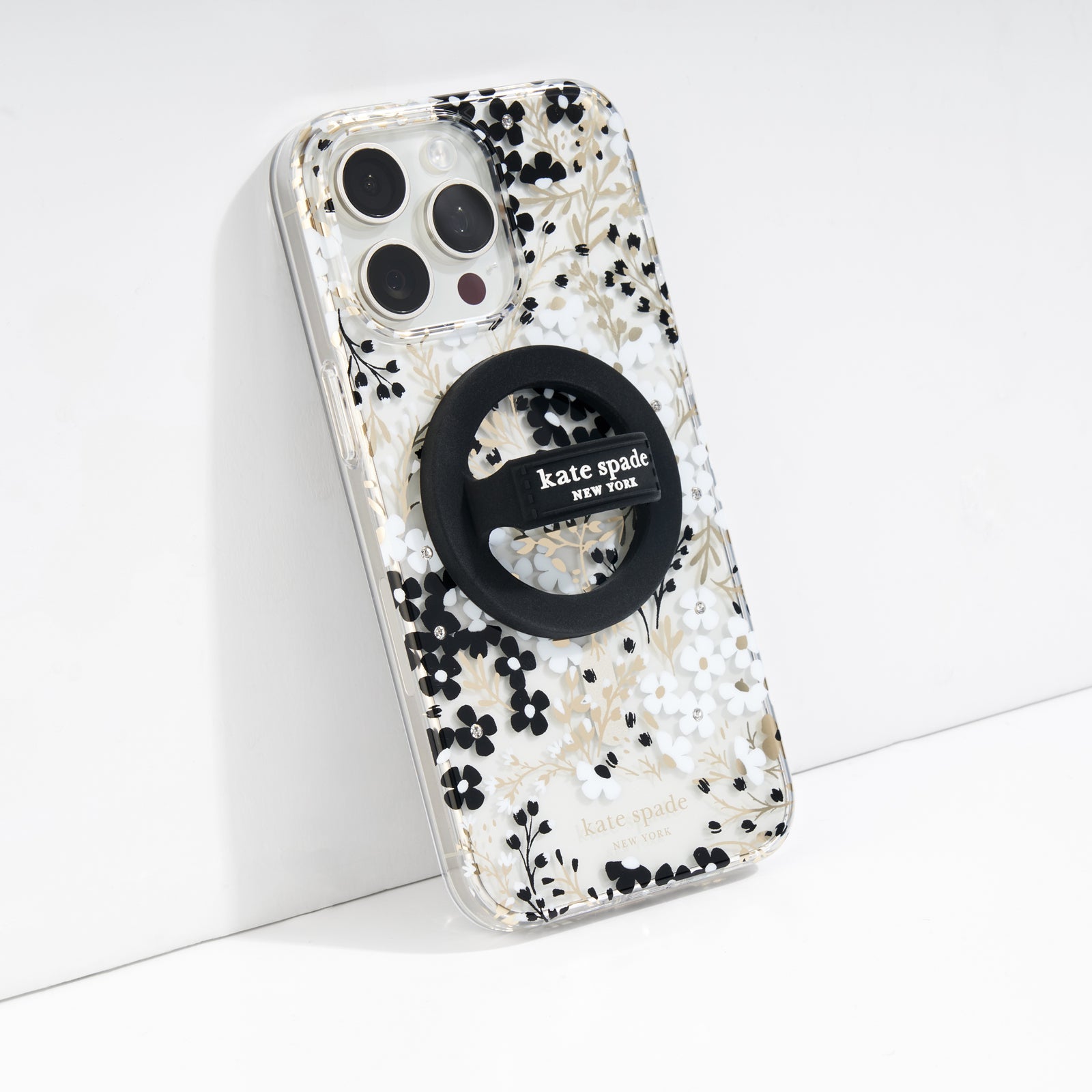 Kate Spade Magnetic Loop Grip For MagSafe - Black