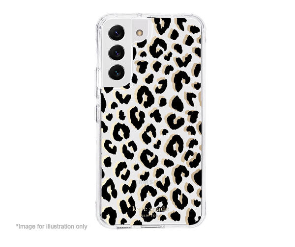 Kate Spade Clear Case Samsung S24 Standard 6.2 inch - City Leopard