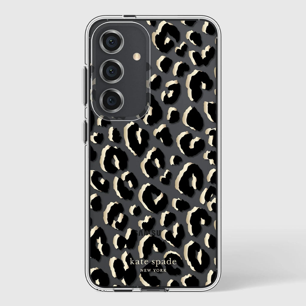 Kate Spade Clear Case Samsung S24 Standard 6.2 inch - City Leopard