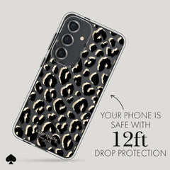 Kate Spade Clear Case Samsung S24 Standard 6.2 inch - City Leopard